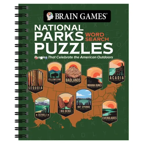 Brain Games - National Parks Word Search Puzzles: Puzzles That Celebrate the American Outdoors