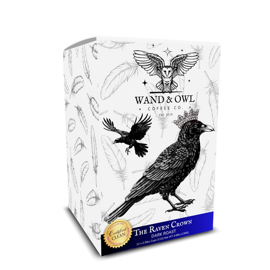 THE RAVEN CROWN (K-CUPS) | Certified-Clean Artisan Dark Roast